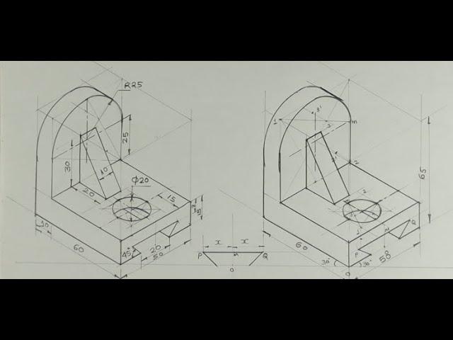 Copy isometric 13 - Technical drawing - Engineering drawing