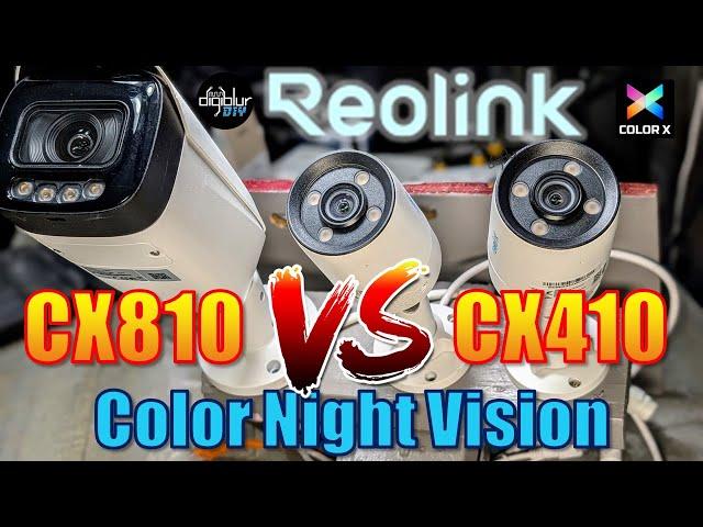 Reolink CX810 vs CX410: Duel in the Dark - Color Night Vision Cameras