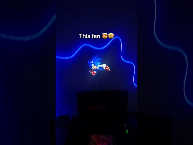 Regular fans aren’t this cool  #led #animefan #anime #ledlights #hologram #animeedits #shorts