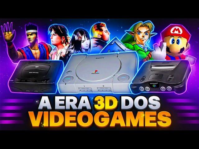 A 5ª Geração de Videogames: a era do PlayStation, N64, Sega Saturn e muito mais!