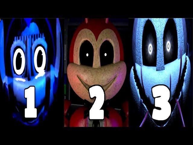 JOLLY 1 2 3 All JUMPSCARES || *FNAF HISTORY*