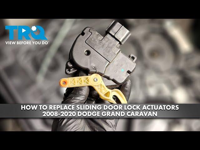 How to Replace Sliding Door Lock Actuators 2008-2020 Dodge Grand Caravan