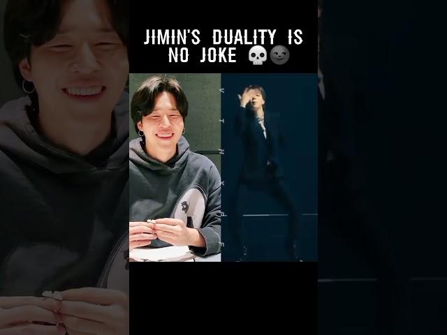 Jimin's duality is no joke  #jimin #bts #shorts