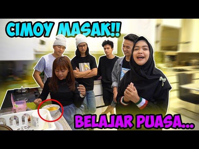 CIMOY MASAKIN RICIS SAHUR. Belajar Puasa!!!!