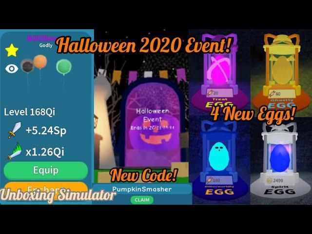 Halloween 2020 Event! | Roblox: Unboxing Simulator