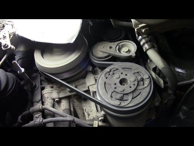 Замена подшипника компрессора кондиционера на Volvo