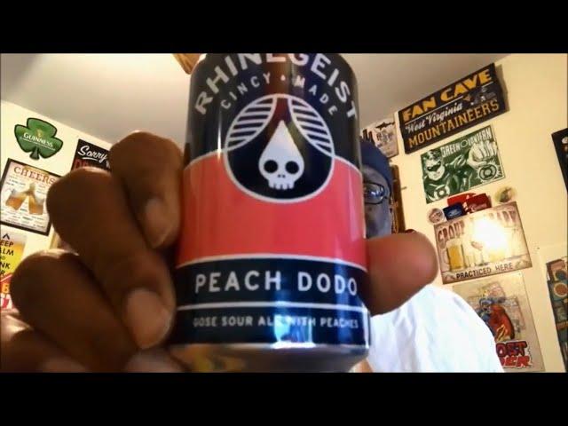 Rod J BeerVentures | Rhinegeist Peach Dodo Beer Review (4.4% ABV)