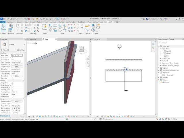 How to Create a Slanted wall in Revit.| Revit Architecture for Free.