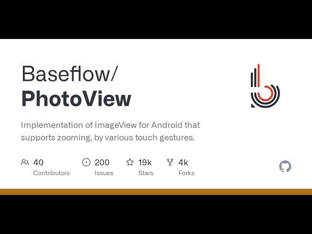 How to use PhotoView library in android