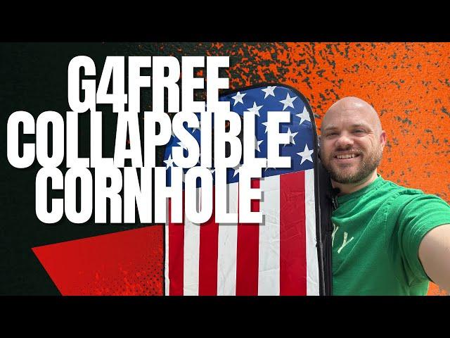 G4Free Portable Collapsible Cornhole Game Set | Review