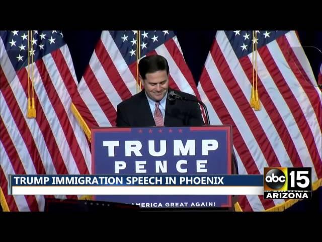 FULL SPEECH: Gov. Doug Ducey - Donald Trump rally in Phoenix, AZ