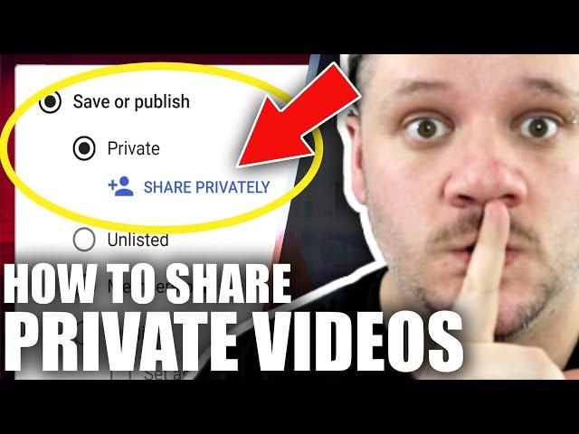 How To SHARE a PRIVATE YOUTUBE VIDEO [NEW METHOD]