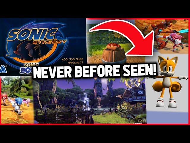 The Never Before Seen Sonic Boom Style Guide (Concept Art, Beta Footage + MORE)