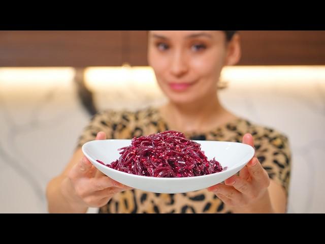 A simple but VERY tasty beetroot SALAD in 5 minutes!