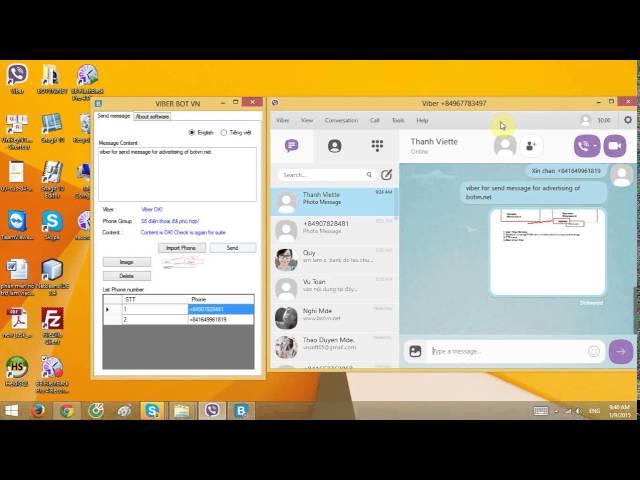 Hướng Dẫn Sử Dụng Phần Mềm VIBER BULK SENDER FREE
