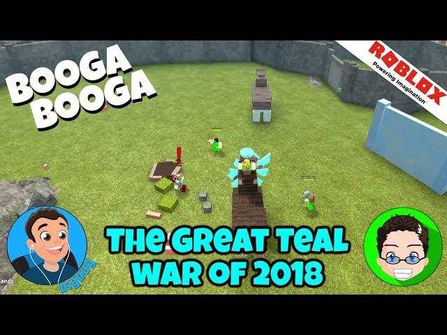 Teal is going to War in Booga Booga w DigDugPlays Ep 4