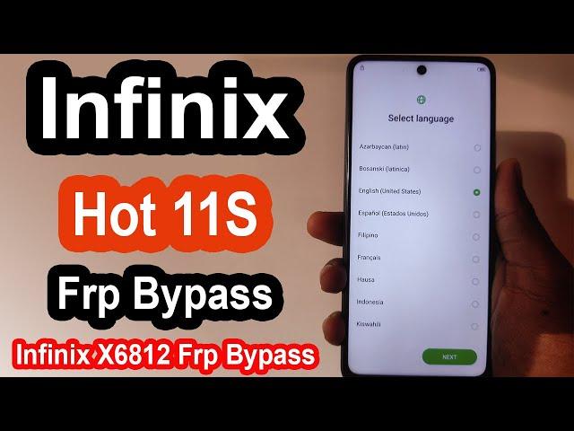 Infinix Hot 11s Frp Bypass | Infinix X6812 Frp Bypass | Android 11