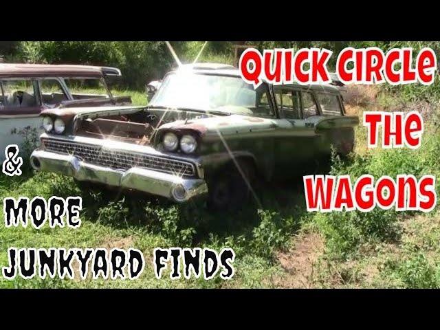 Circling the Wagons at BareRose Garage with two 1959 Ford Wagon Future Budget Builds & Walk Arounds