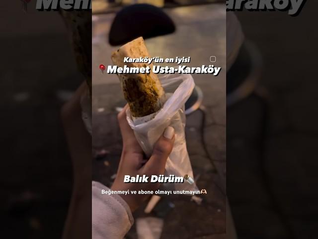 Karaköy Meşhur Balık Dürüm! #shorts #hype #keşfet #tiktok