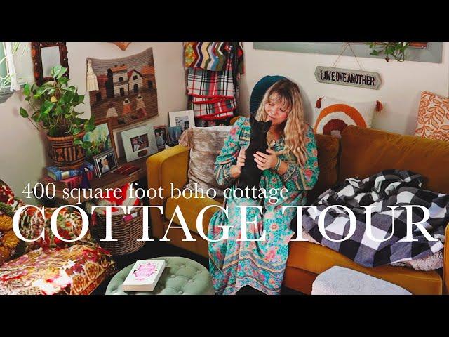 Boho Cottage Tour - 400 square foot cottage