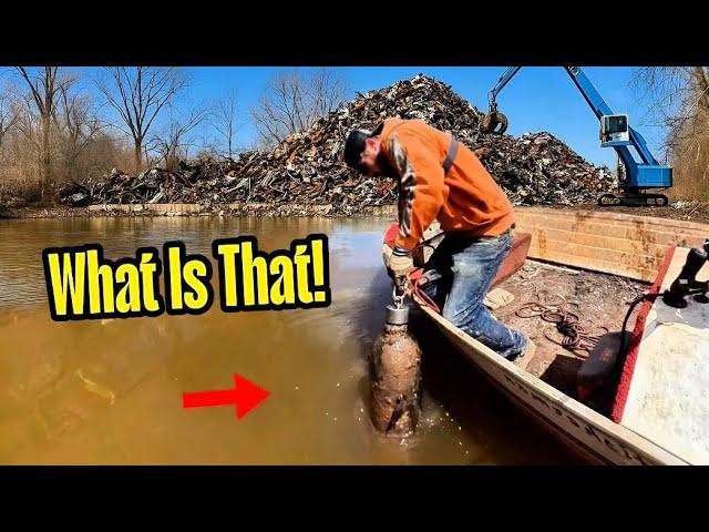 They WARNED Me Not to Magnet Fish Near the Scrap Yard... Then I Dropped the Magnet!