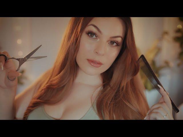 ASMR Men's Haircut and Shave RP | Scissors, Razor, Combing & Personal Attention