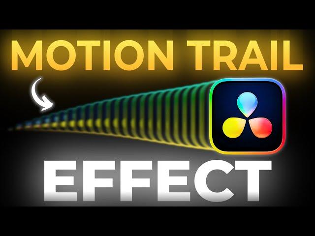 Easy Motion Trail Effect Fast and Free | Davinci Resolve Tutorial