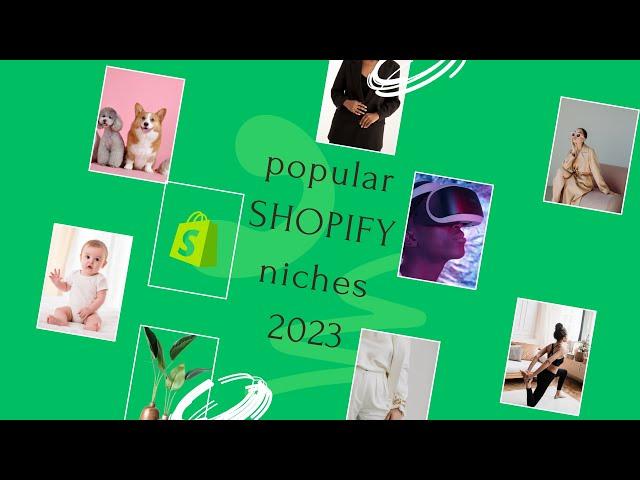 Top Popular SHOPIFY Niches in 2023: in 30 seconds