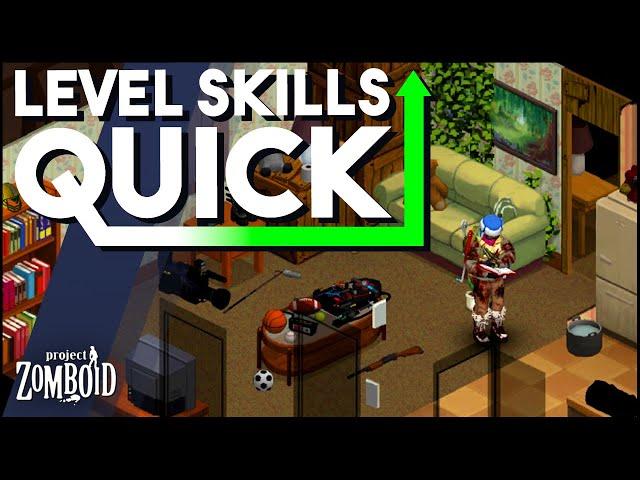 How To Level ALL Skills In Project Zomboid FAST For Beginners! Project Zomboid Crafting Skills Tips!