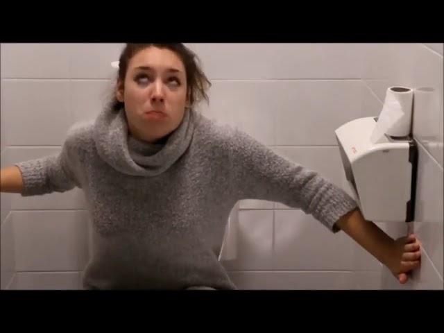 Crazy Girl Fart Funny Video । Girl Pooping Funny On Toilet । Girl Diarrhea 20 #Shorts