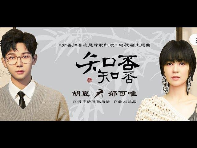 郁可唯/胡夏 《知否知否》|電視劇《知否知否應是綠肥紅瘦》主題曲高音質歌詞版MV（趙麗穎，馮紹峰，朱一龍主演）|The Story Of MingLan OST