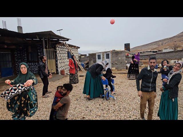 A Pleasant Rainy Day: Zahra's Nomadic Family's Journey to Build a Home and Survive the Winter