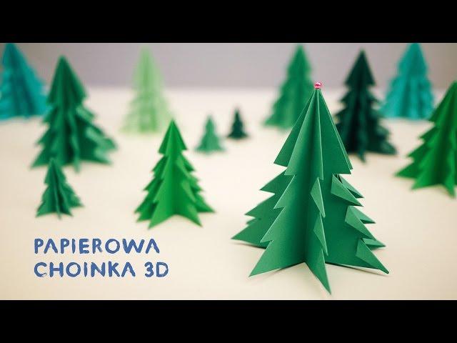 Papierowa Choinka 3D