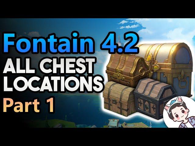 Fontaine 4.2 All Chest Locations (Part 1: 1-17) | 100% Exploration | Genshin Impact 4.2