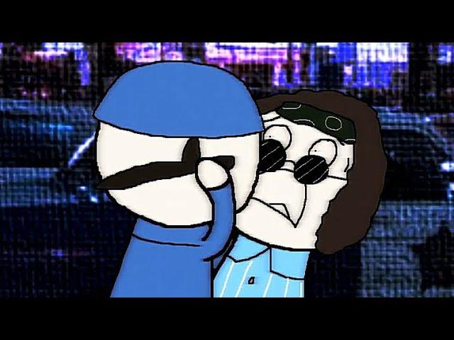 NEGATIVE XP - Cops Beating Down On Hippie Scum at the 1968 Democratic Convention (Animated)