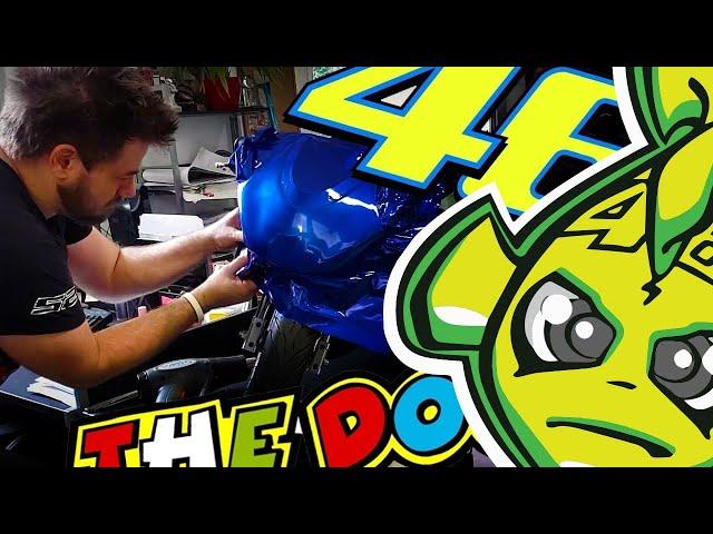  Rossi classic MotoGP bike replica 