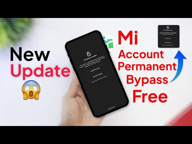 New Trick || All Mi Account Bypass Permanent Unlock Active Mi Account Unlock New Update 100% Work