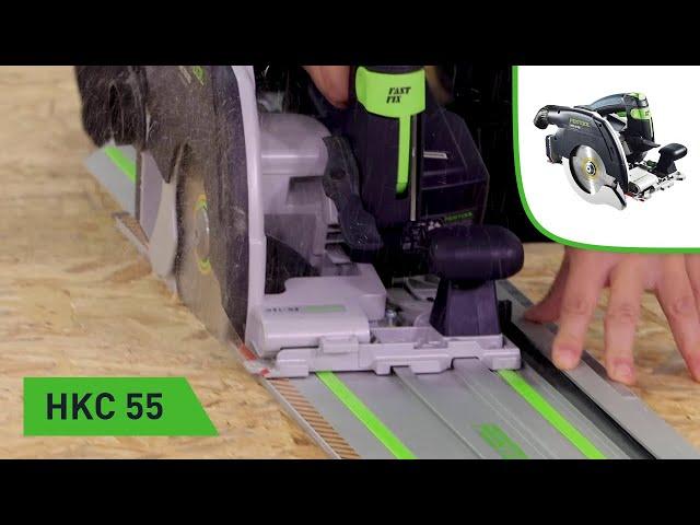 Zuschnitt von OSB-Platten mit der Akku-Handkreissäge HKC 55 (Festool TV Folge 195)