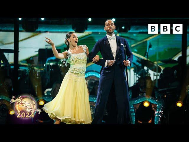 Pete Wicks and Jowita Przystal Foxtrot to Beyond The Sea by Bobby Darin  BBC Strictly 2024