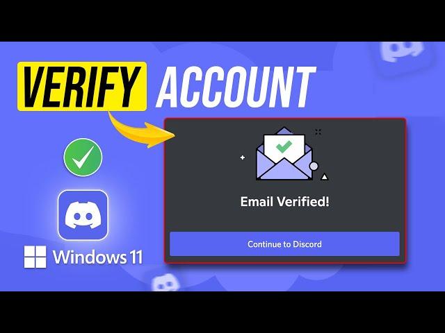 How to Verify Discord Account with Email on PC | Verify Email Address on Discord