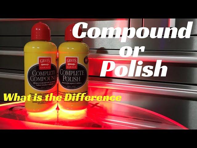 Polishing Compound: what is the difference between compound and polish