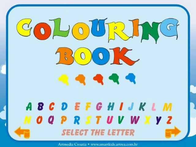 Alphabet Colouring Book