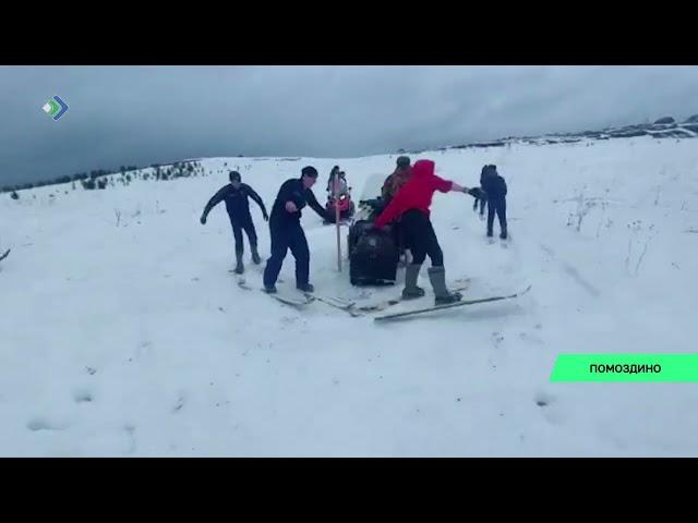 В Помоздино прошли гонки на буранах