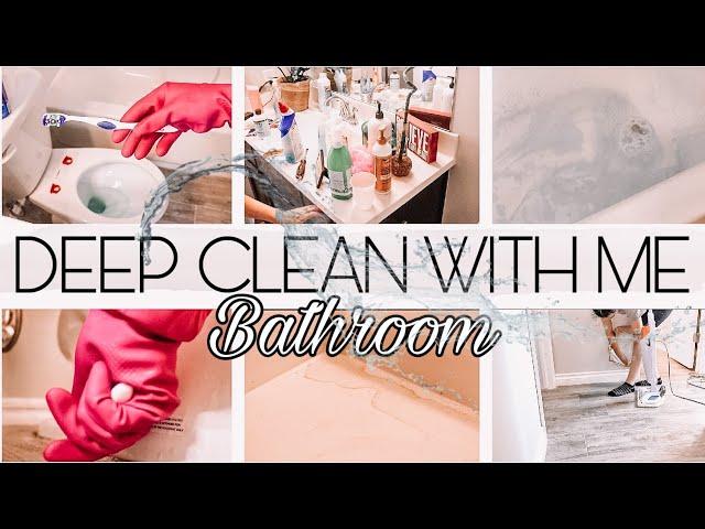 How to DEEP CLEAN BATHROOM | Cleaning Tips | Extreme Clean With Me | Selma’s Toothbrush | Motivation