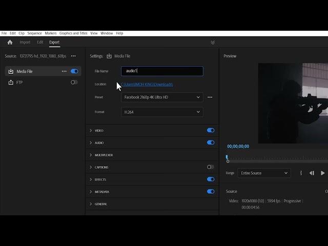 How To Extract Audio From Video - Premiere pro tutorial