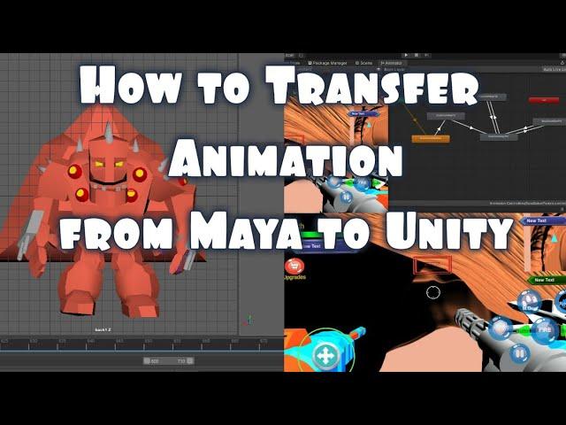 How to Export Animation from Maya to Unity