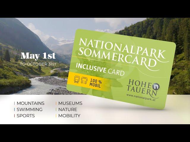 Hohe Tauern National Park holiday region  - Nationalpark SommerCard