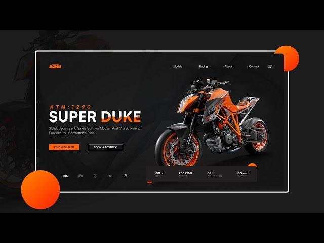 How to design a Modern UI Landing Page in Figma | Figma UI Web Banner Design | TechPrimz