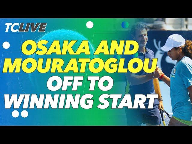 Naomi Osaka Off To A Winning Start In Beijing With Coach Patrick Mouratoglou | TC Live