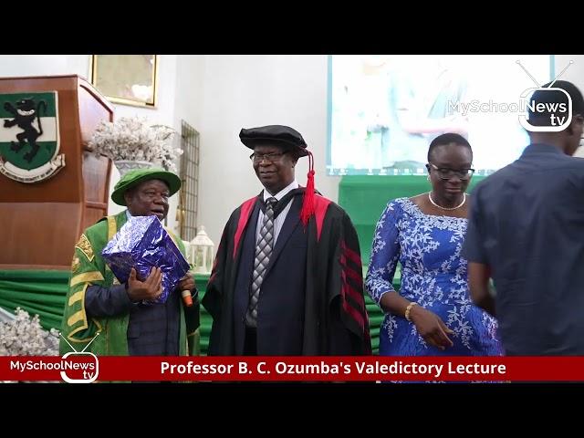 Professor B. C. Ozumba’s Valedictory Lecture and 70th Birthday Celebration